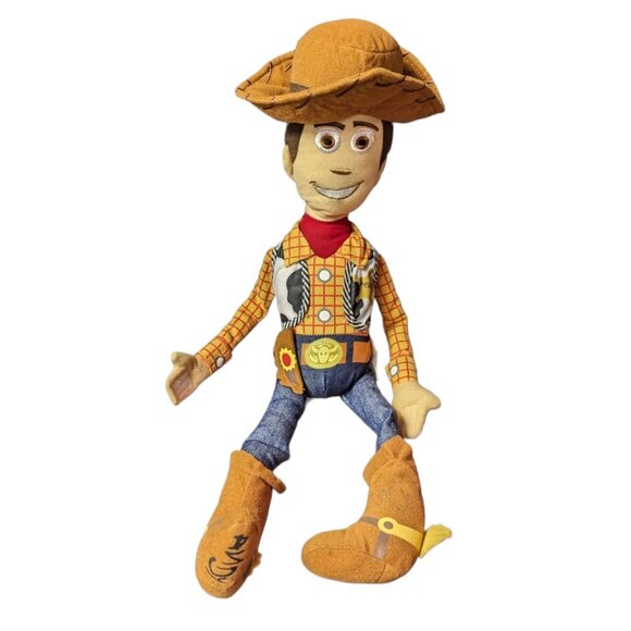 Disney Other - Vintage Toy Story Floppy Woody with Velcro Hands Plush Doll Soft Toy 21" Medium